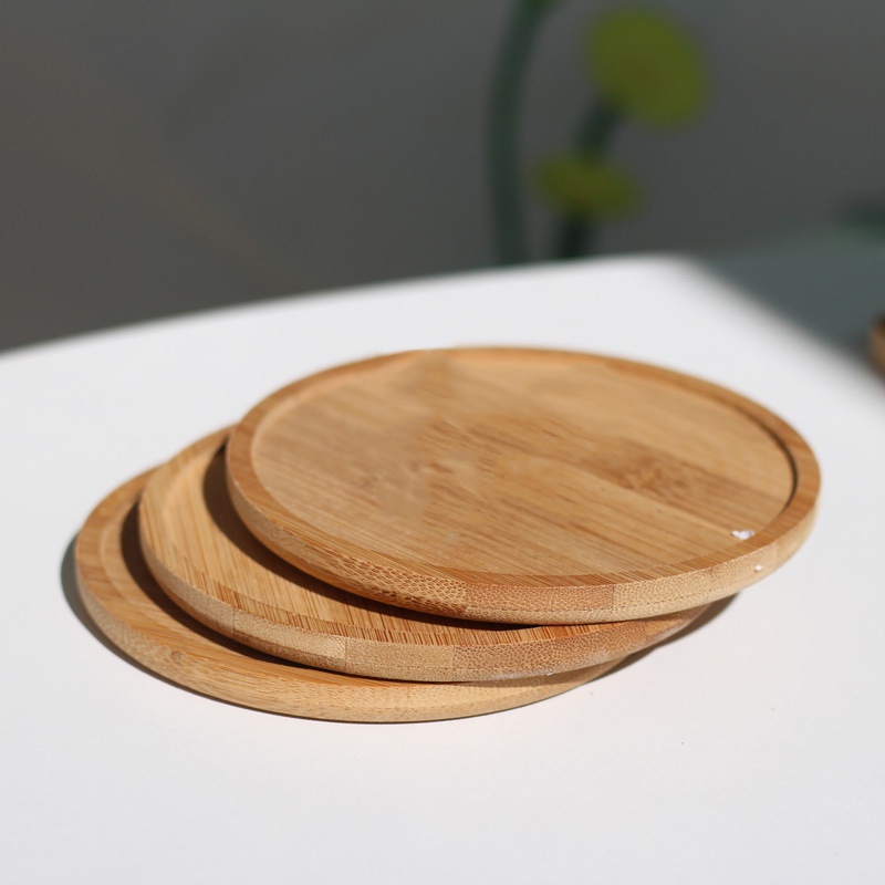 Coffee Tea Station - Heat Insulation Bamboo Coasters Anti Scald