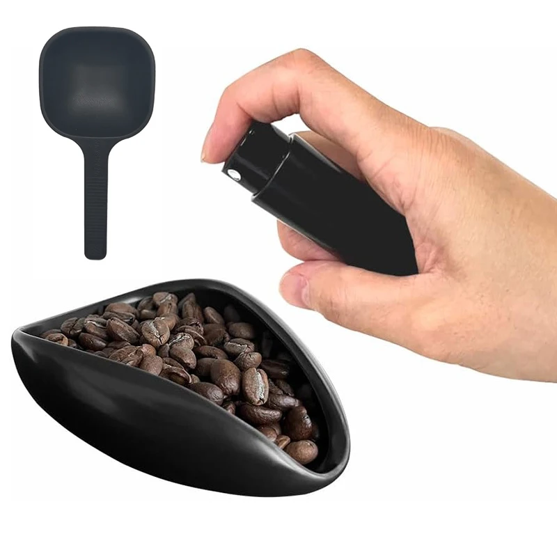 Coffee Tea Flask - Coffee Bean Measuring Cup Spoon Spray