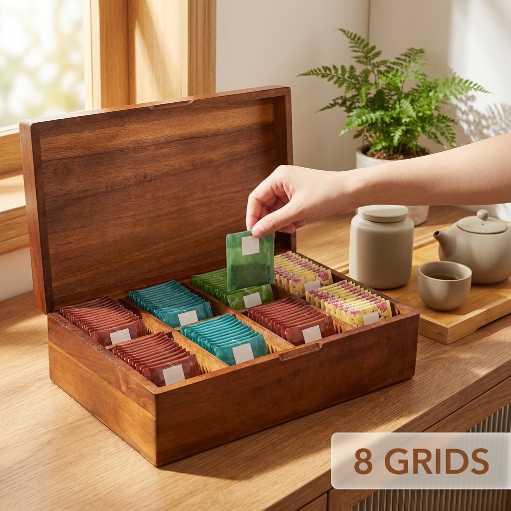 Coffee Tea Station - Tea Box Storage Hotel Tea Bag