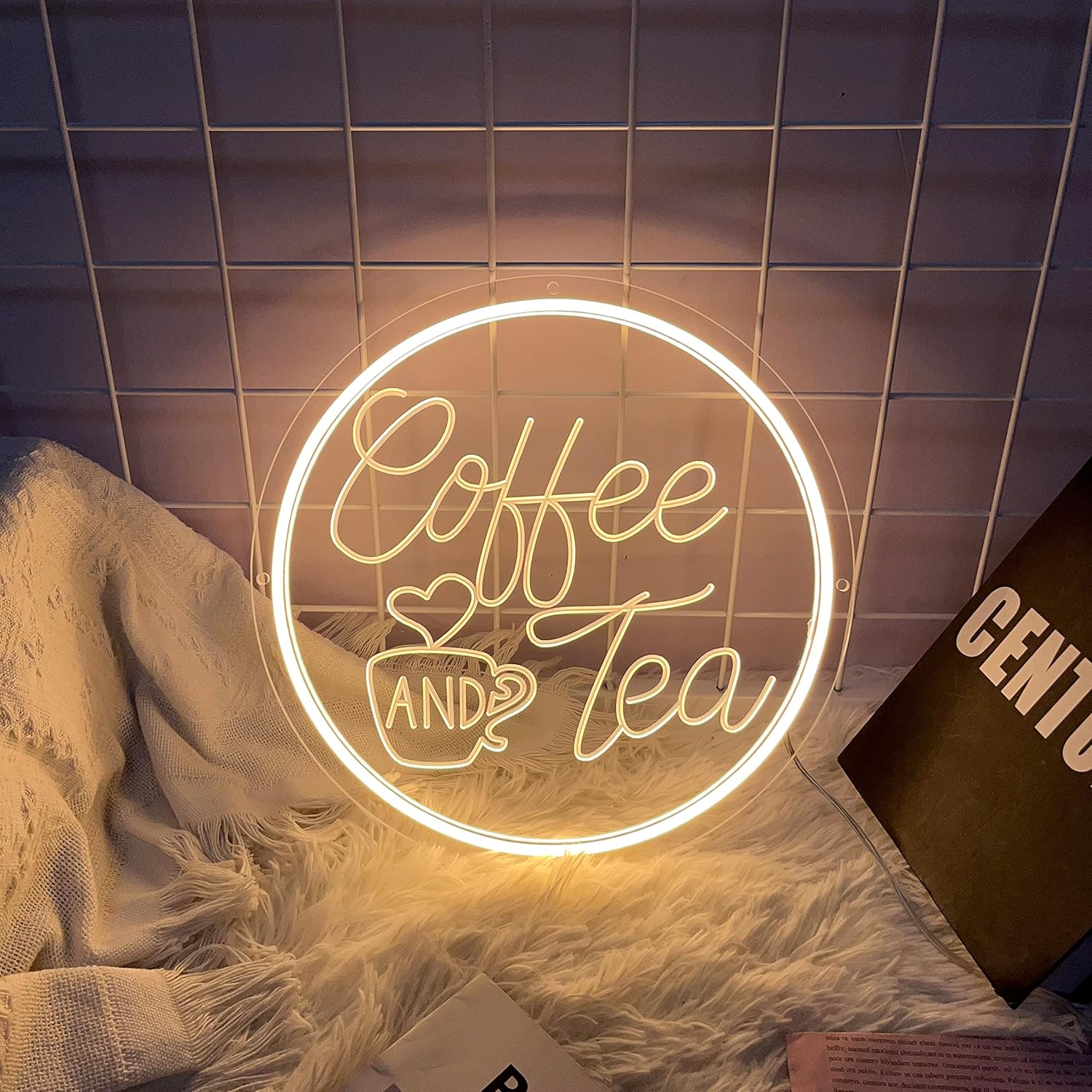 Coffee Tea Neon Sign - Coffee and Tea Neon Light Dimmable