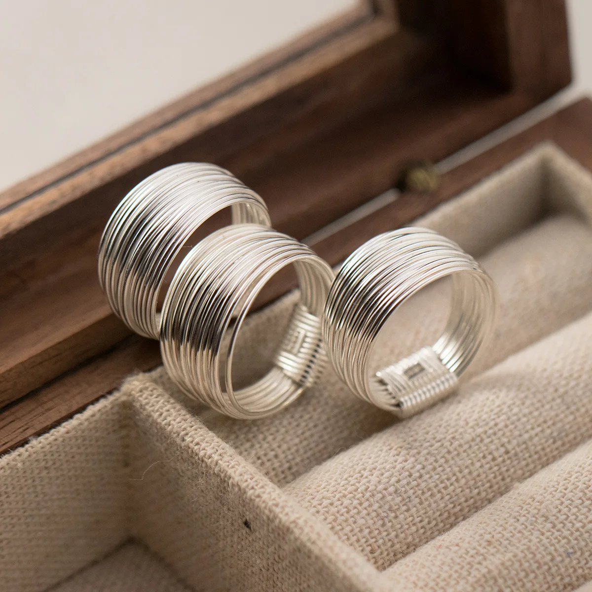 Coffee Tea Or Me - 100% Solid 925 Sterling Silver Multi-Line