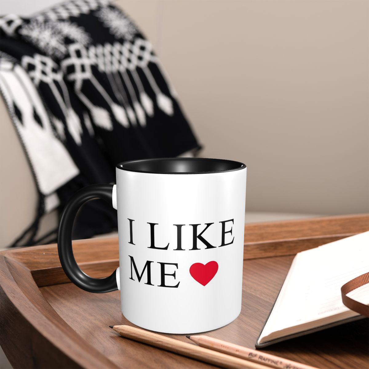 Coffee Tea And Me - I Like Me Mug Funny Ceramic