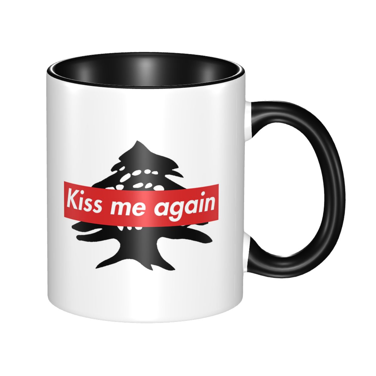 Coffee Tea And Me - Lebanon Flag Lebanese Kiss Me Again