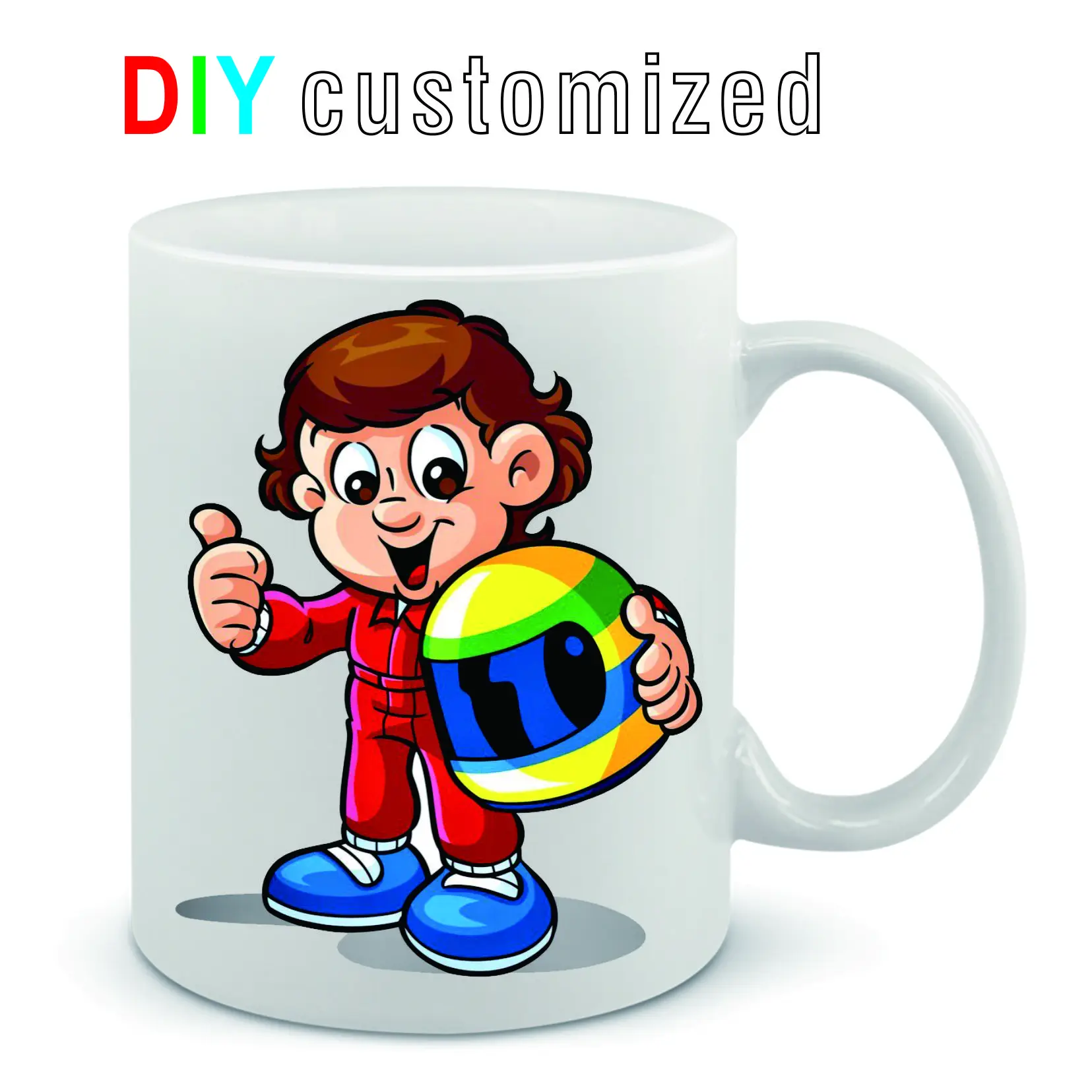 DIY Customized mugs 350ML 12oz - Coffee Tea Name บทวิจารณ์และราคา