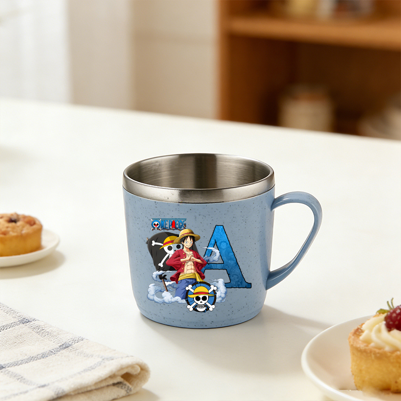 One Piece Water Cup Boy Girl A - Coffee Tea Mugs บทวิจารณ์และราคา