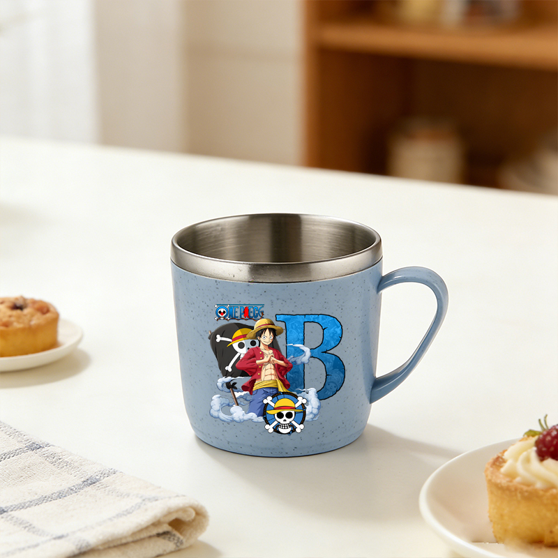 One Piece Water Cup Boy Girl A - Coffee Tea Mugs บทวิจารณ์และราคา