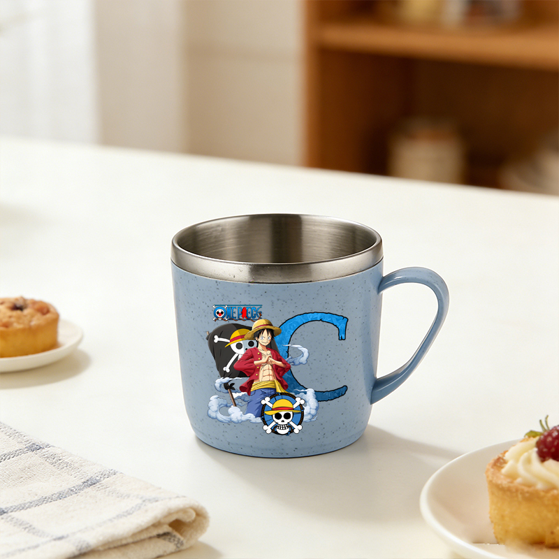 One Piece Water Cup Boy Girl A - Coffee Tea Mugs บทวิจารณ์และราคา