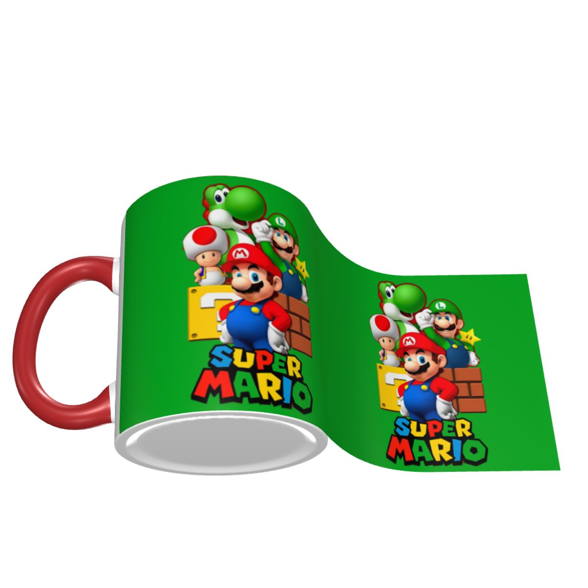 Customized M-Marios Mug DIY Ka - Coffee Tea Game บทวิจารณ์และราคา
