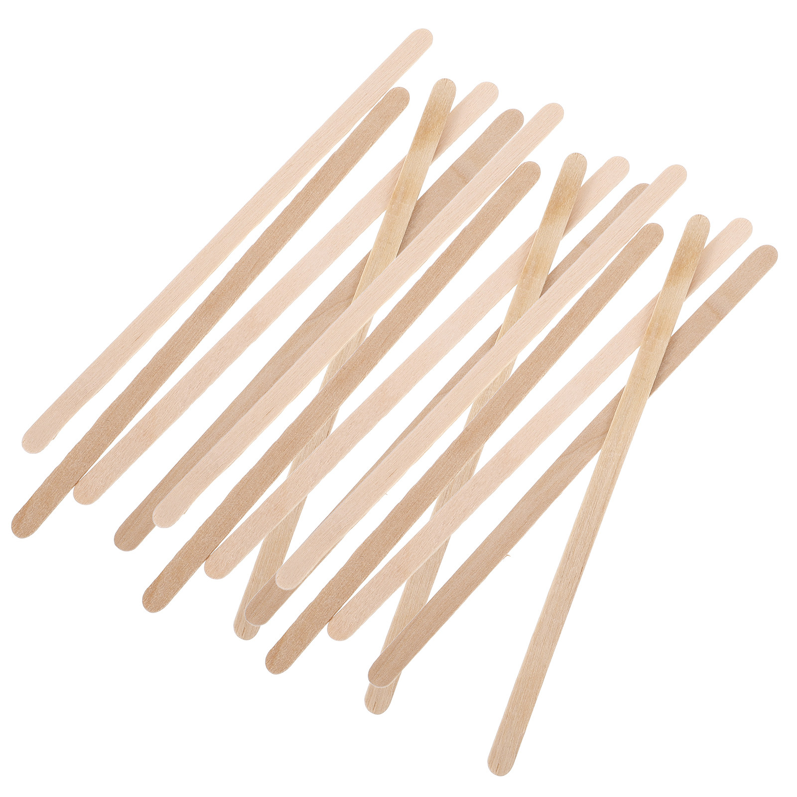 100Pcs Wooden Stirrer Sticks V - Coffee And Tea Bar บทวิจารณ์และราคา