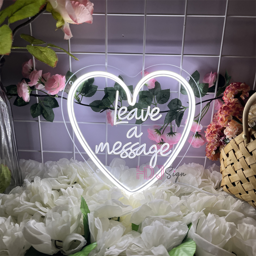 Leave A Message Neon Sign Led  - Coffee Tea Neon Sign บทวิจารณ์และราคา