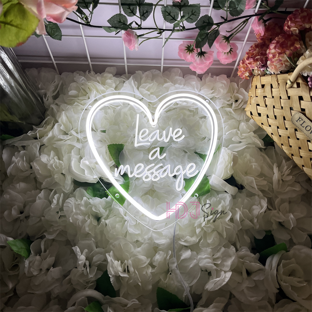 Leave A Message Neon Sign Led  - Coffee Tea Neon Sign บทวิจารณ์และราคา
