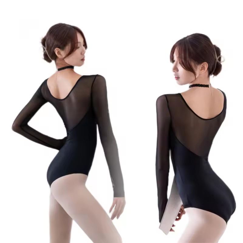 USHINE Bla Lace Bodysuit Long  - Coffee Tea Or Me บทวิจารณ์และราคา