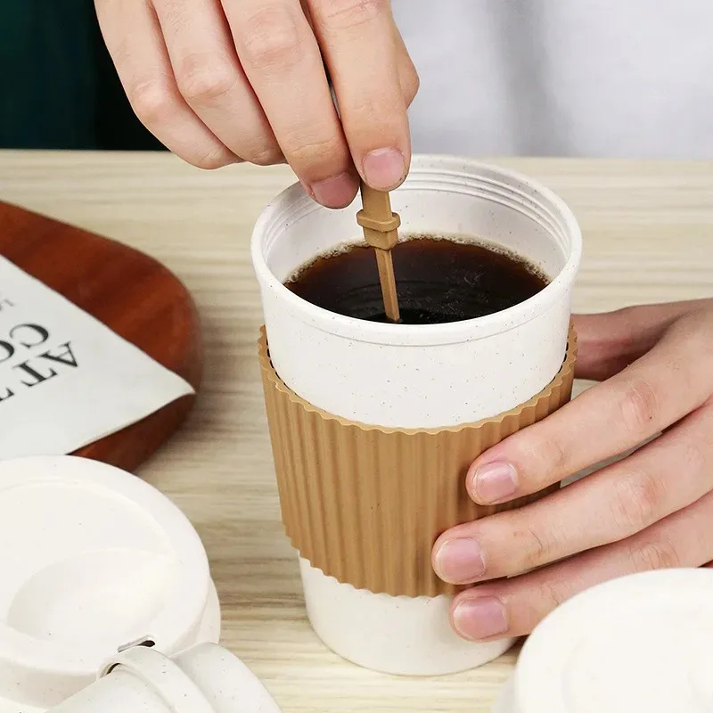 450ML Coffee Cups With Lids Wh - Coffee Tea Flask บทวิจารณ์และราคา