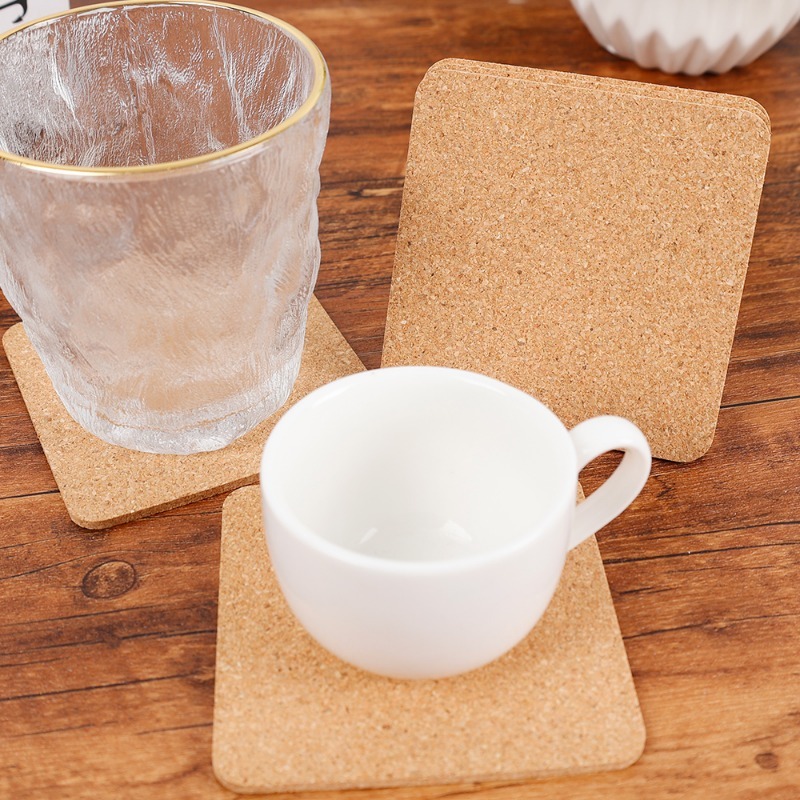 1/50x Thick Cork Coaster Set M - Coffee Tea Station บทวิจารณ์และราคา