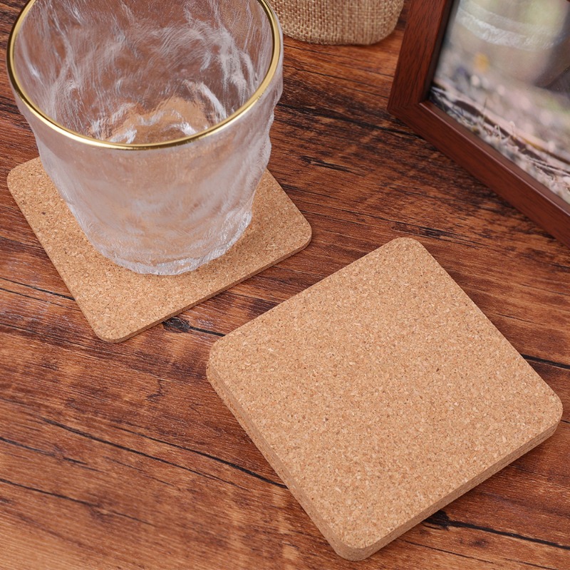 1/50x Thick Cork Coaster Set M - Coffee Tea Station บทวิจารณ์และราคา