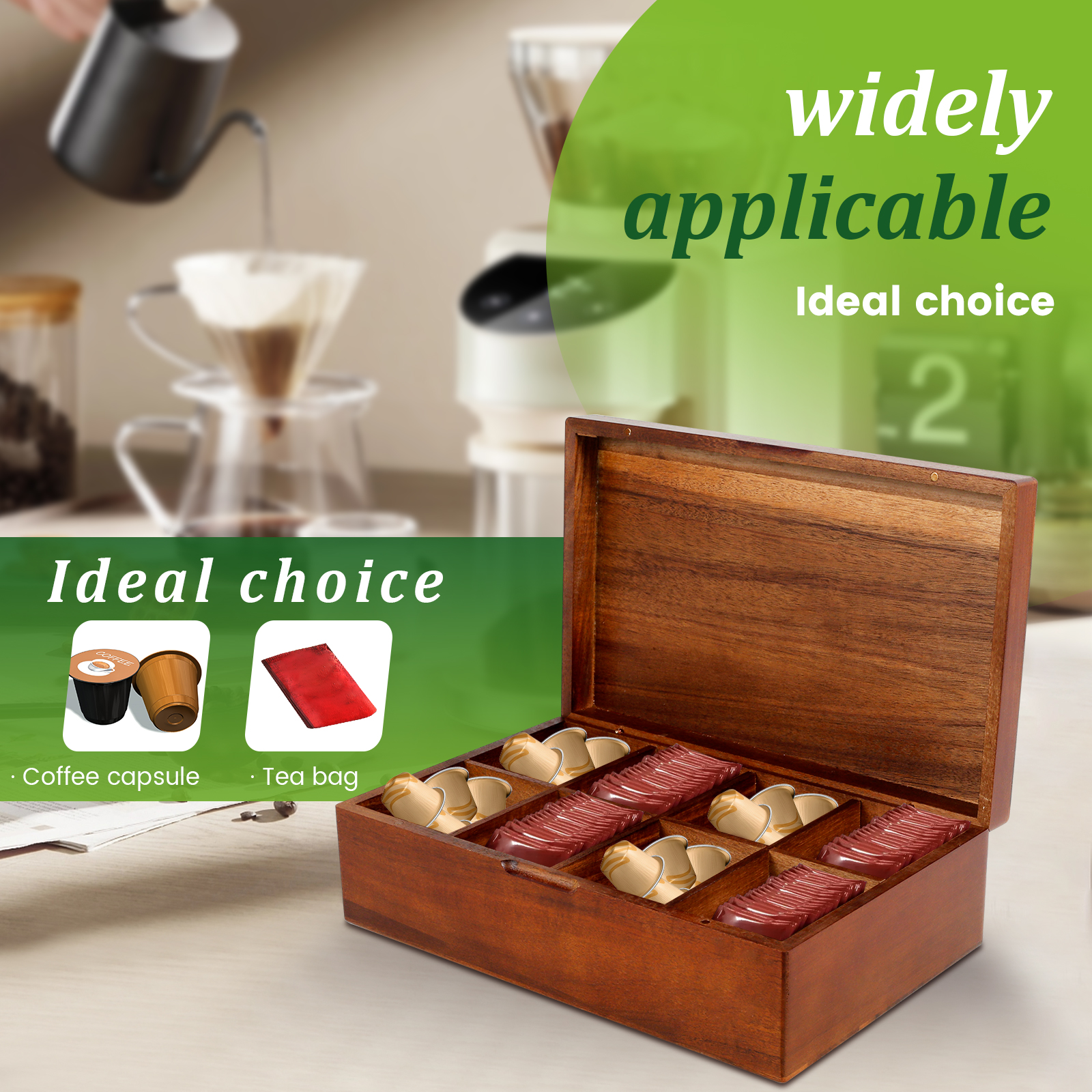 Tea Box Storage Hotel Tea Bag  - Coffee Tea Station บทวิจารณ์และราคา