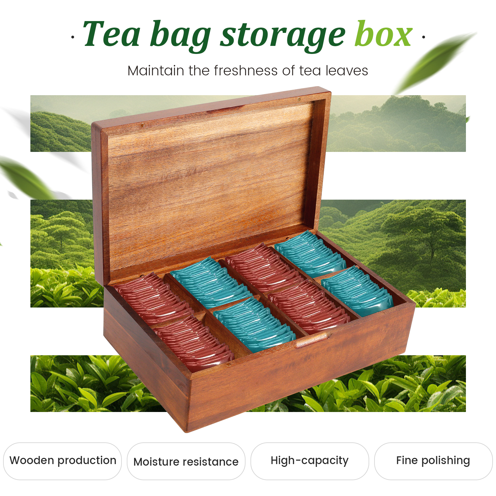 Tea Box Storage Hotel Tea Bag  - Coffee Tea Station บทวิจารณ์และราคา