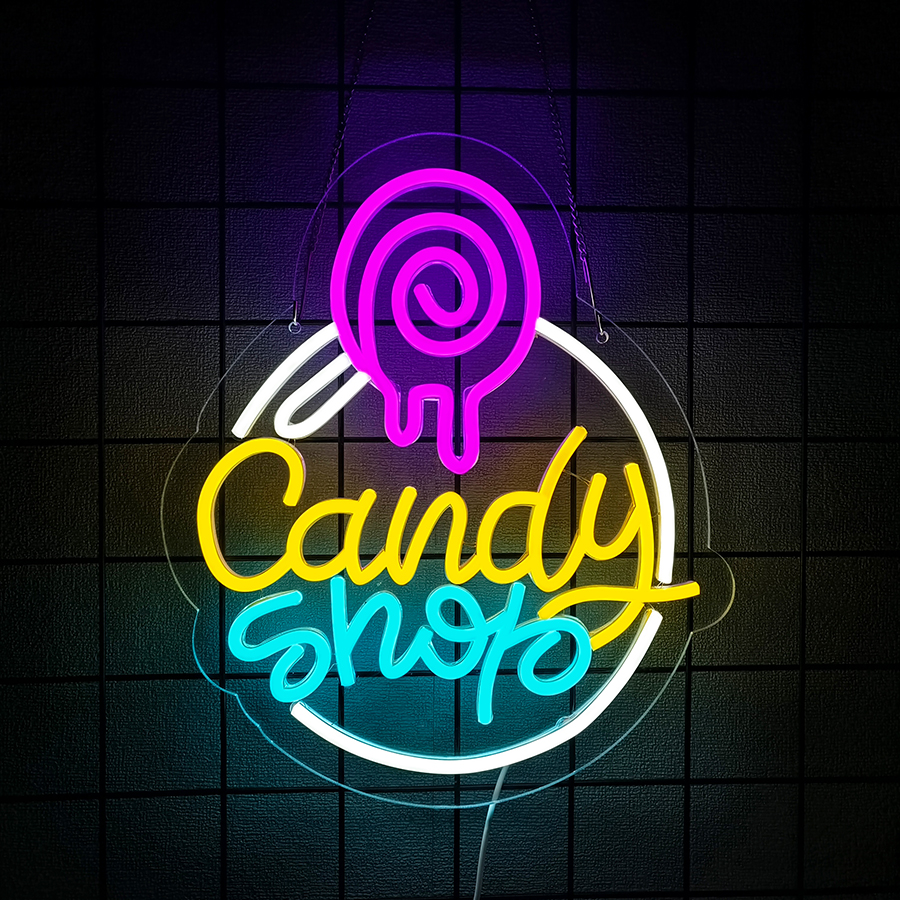 Snacks Neon Sign for Wall Deco - Coffee Tea Neon Sign บทวิจารณ์และราคา