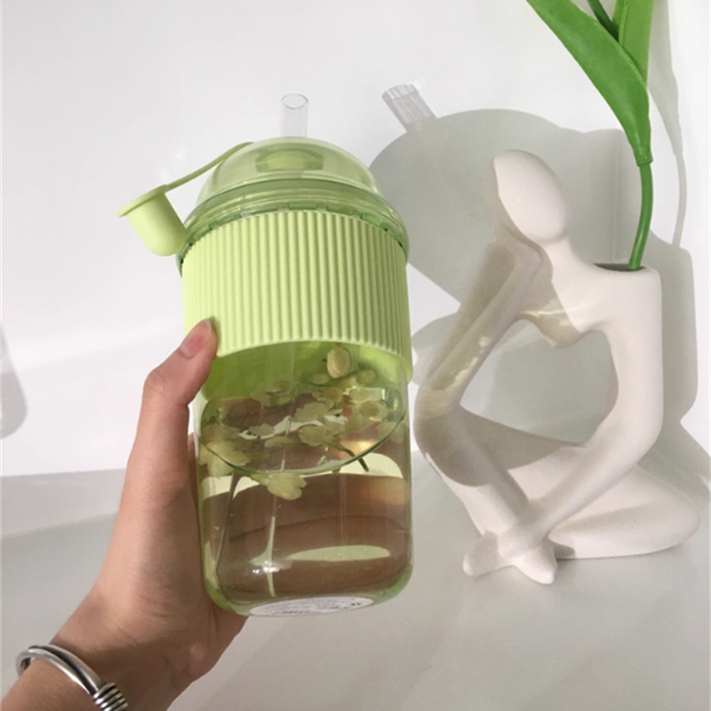 430ML Straw Cup With Lid Bubbl - Coffee Tea Boba บทวิจารณ์และราคา