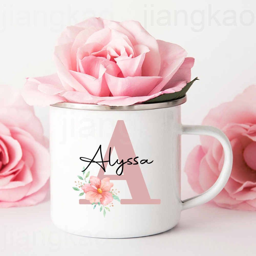 Personalized Mug Initial with  - Coffee Tea Name บทวิจารณ์และราคา