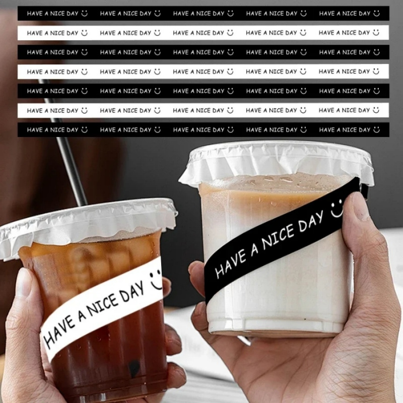 100Pcs HAVE A NICE DAY Smile F - Coffee Tea Mugs บทวิจารณ์และราคา