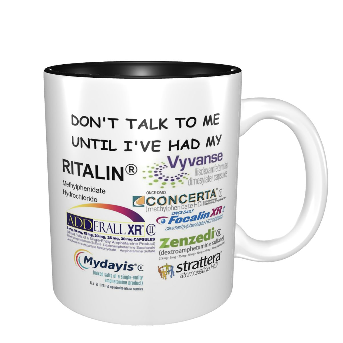 Dont Talk To Me Mug Funny Cera - Coffee Tea And Me บทวิจารณ์และราคา