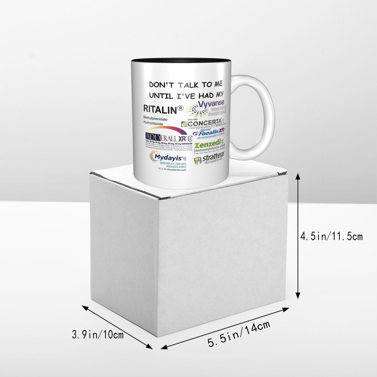 Dont Talk To Me Mug Funny Cera - Coffee Tea And Me บทวิจารณ์และราคา