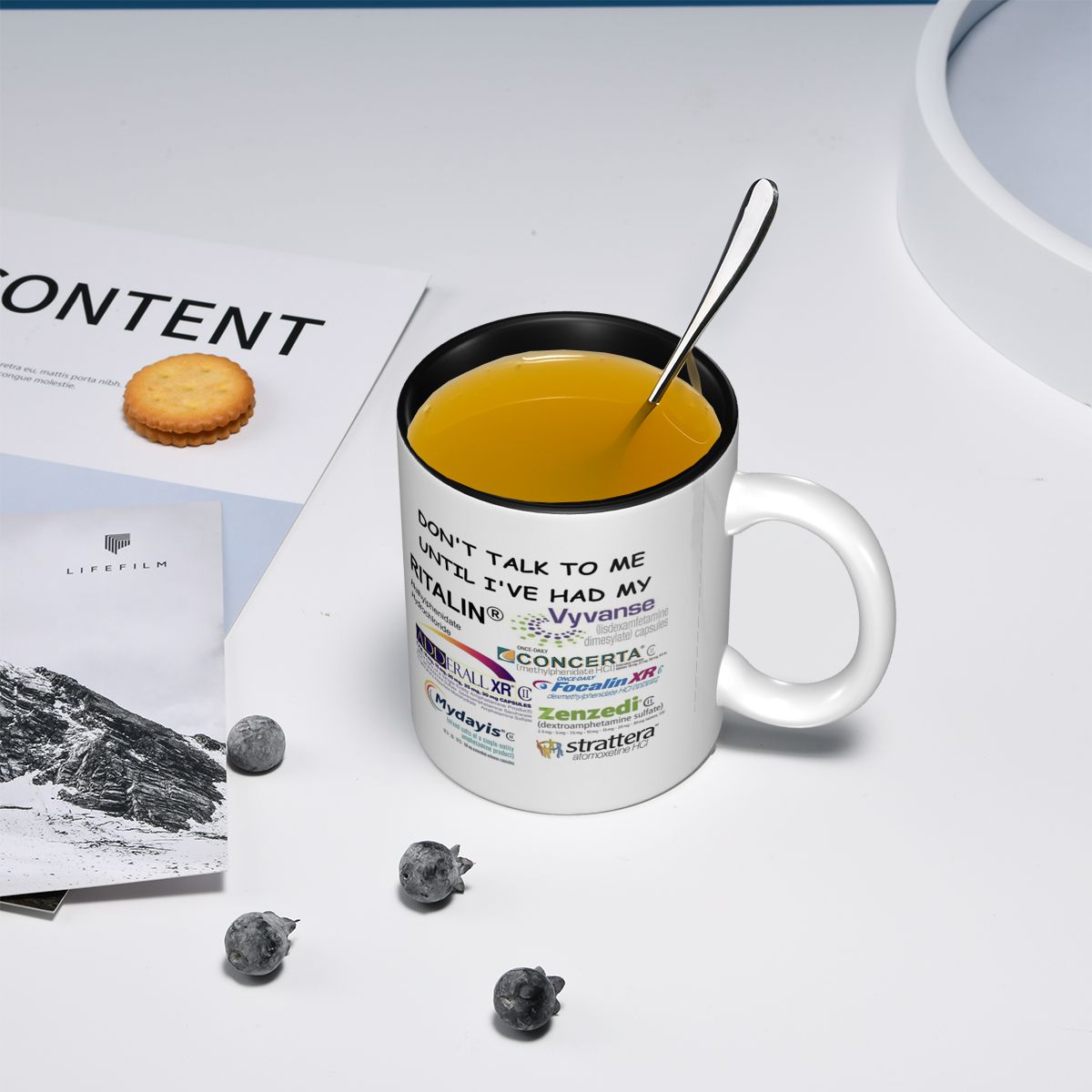 Dont Talk To Me Mug Funny Cera - Coffee Tea And Me บทวิจารณ์และราคา
