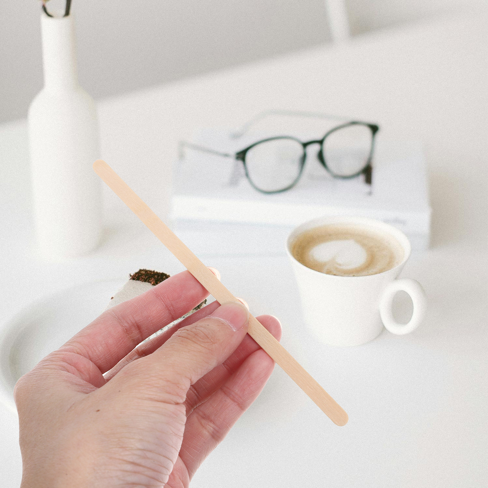 1000Pcs Wooden Coffee Stir Sti - Coffee And Tea Bar บทวิจารณ์และราคา
