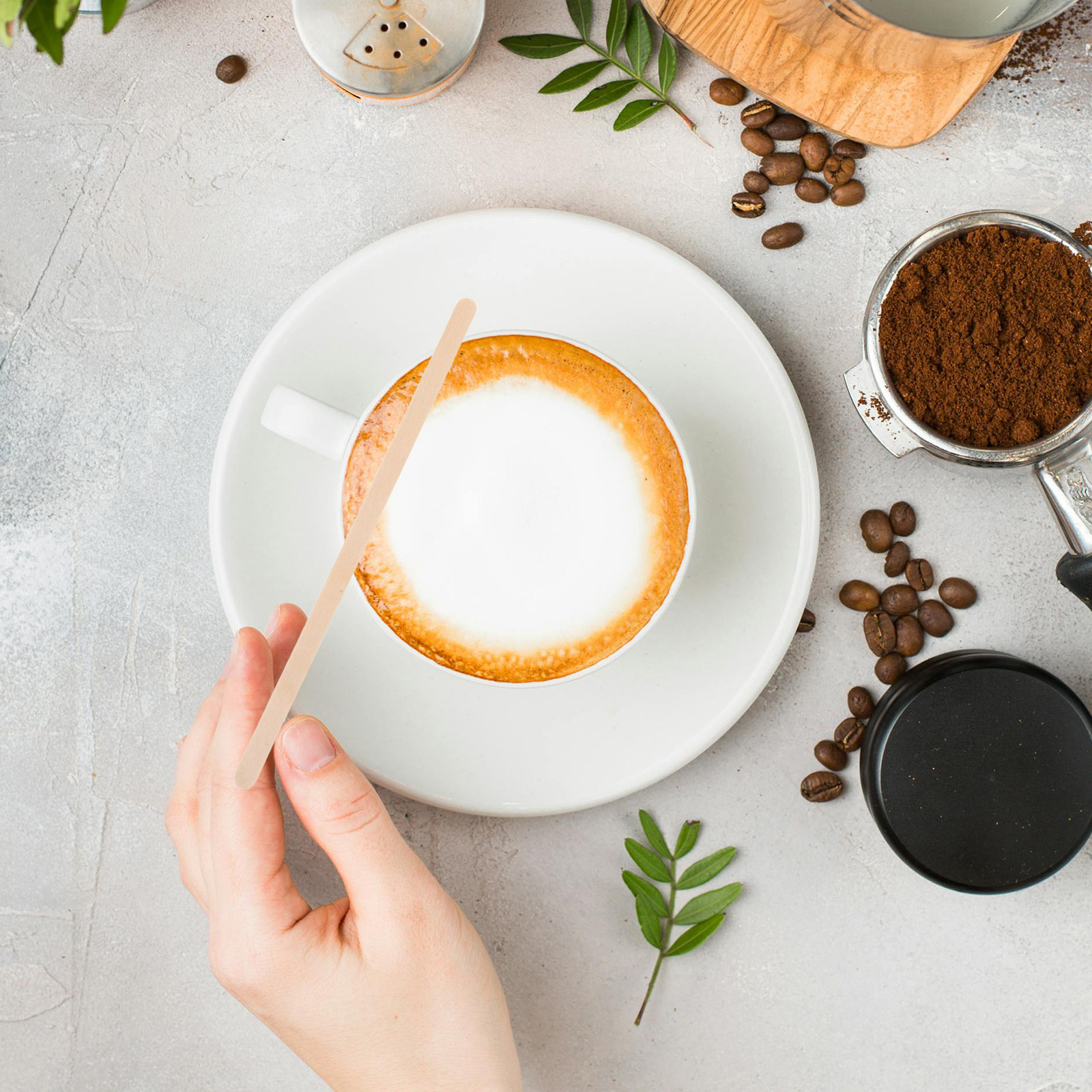 1000Pcs Wooden Coffee Stir Sti - Coffee And Tea Bar บทวิจารณ์และราคา