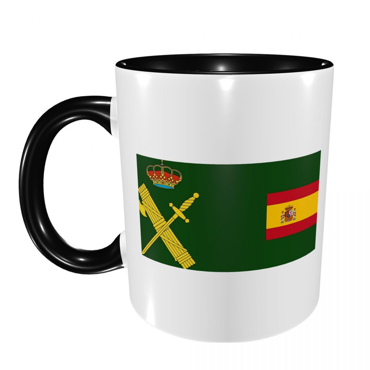 Spain Flag Plus Emblem Civil G - Coffee Plus Tea บทวิจารณ์และราคา