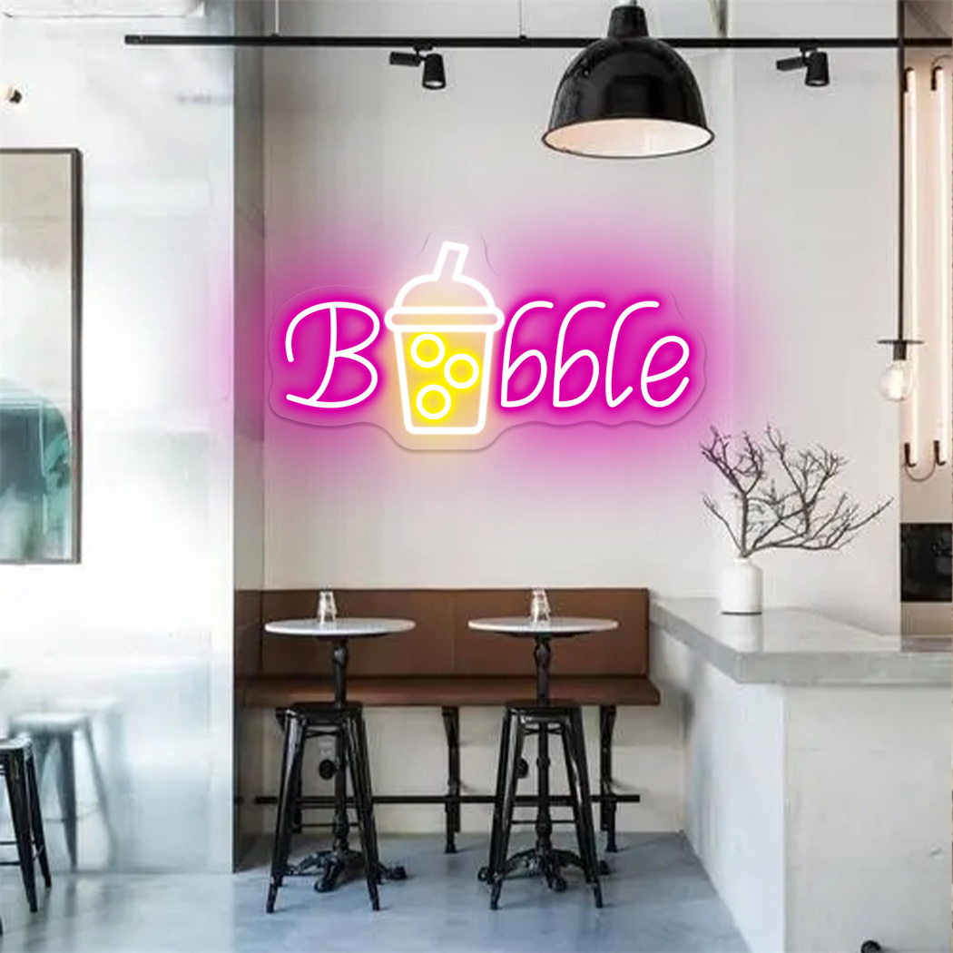 Boba Tea Neon Signs Milk Tea L - Coffee Tea Neon Sign บทวิจารณ์และราคา