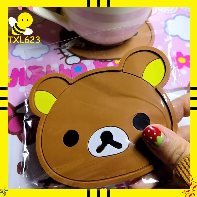 Rilakkuma Silicone Cup Coaster - Coffee Tea Station บทวิจารณ์และราคา