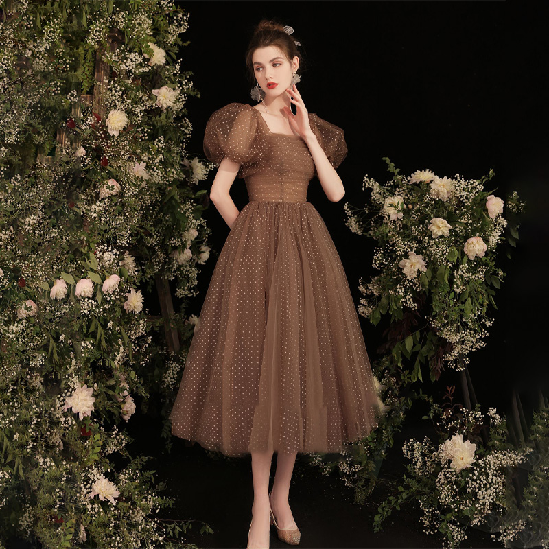 It's Yiiya Evening Dress Coffe - Coffee Plus Tea บทวิจารณ์และราคา
