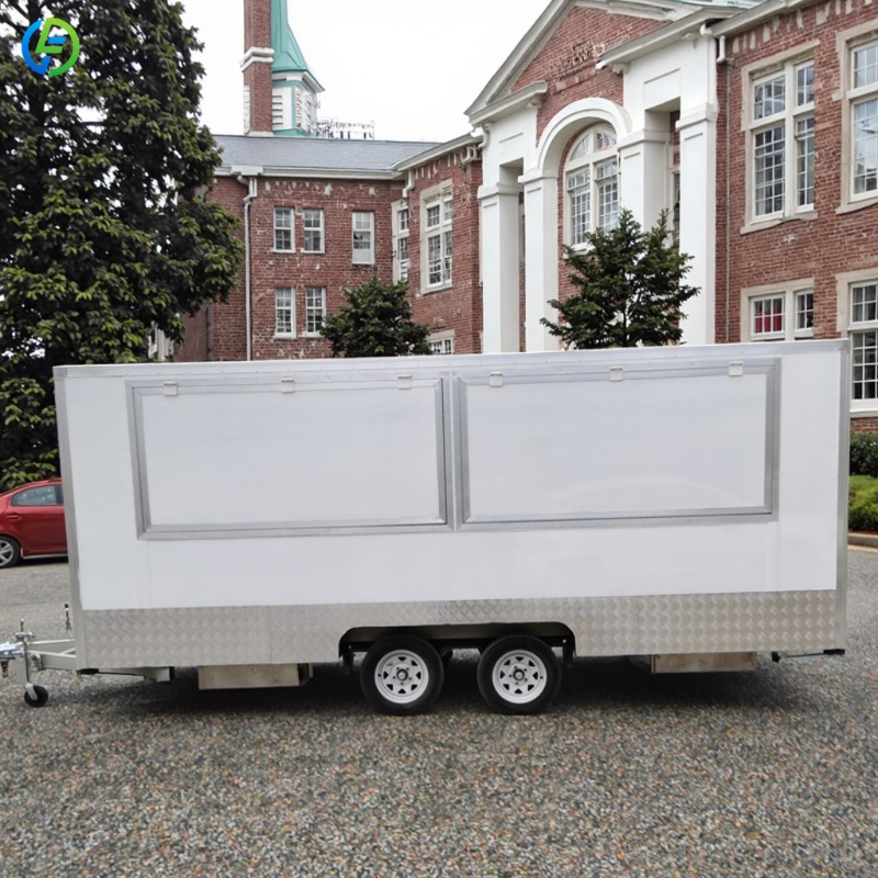 Customized Mobile Food Trailer - Coffee Tea Vendor บทวิจารณ์และราคา