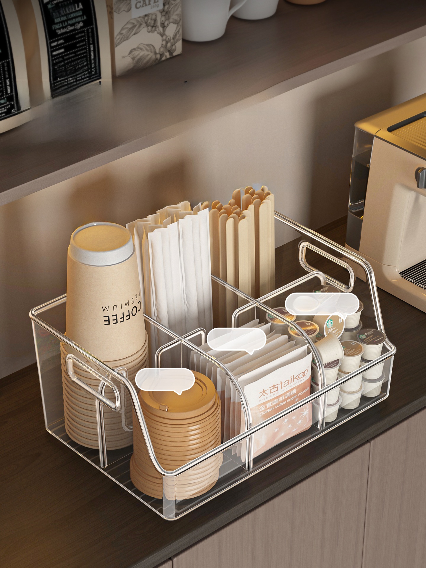 Disposable Cup Holder Stand Co - Coffee Tea Vendor บทวิจารณ์และราคา