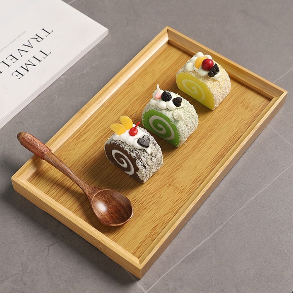 Decorate Tray Natural Bamboo B - Coffee Tea Station บทวิจารณ์และราคา