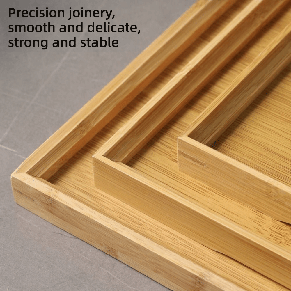 Decorate Tray Natural Bamboo B - Coffee Tea Station บทวิจารณ์และราคา