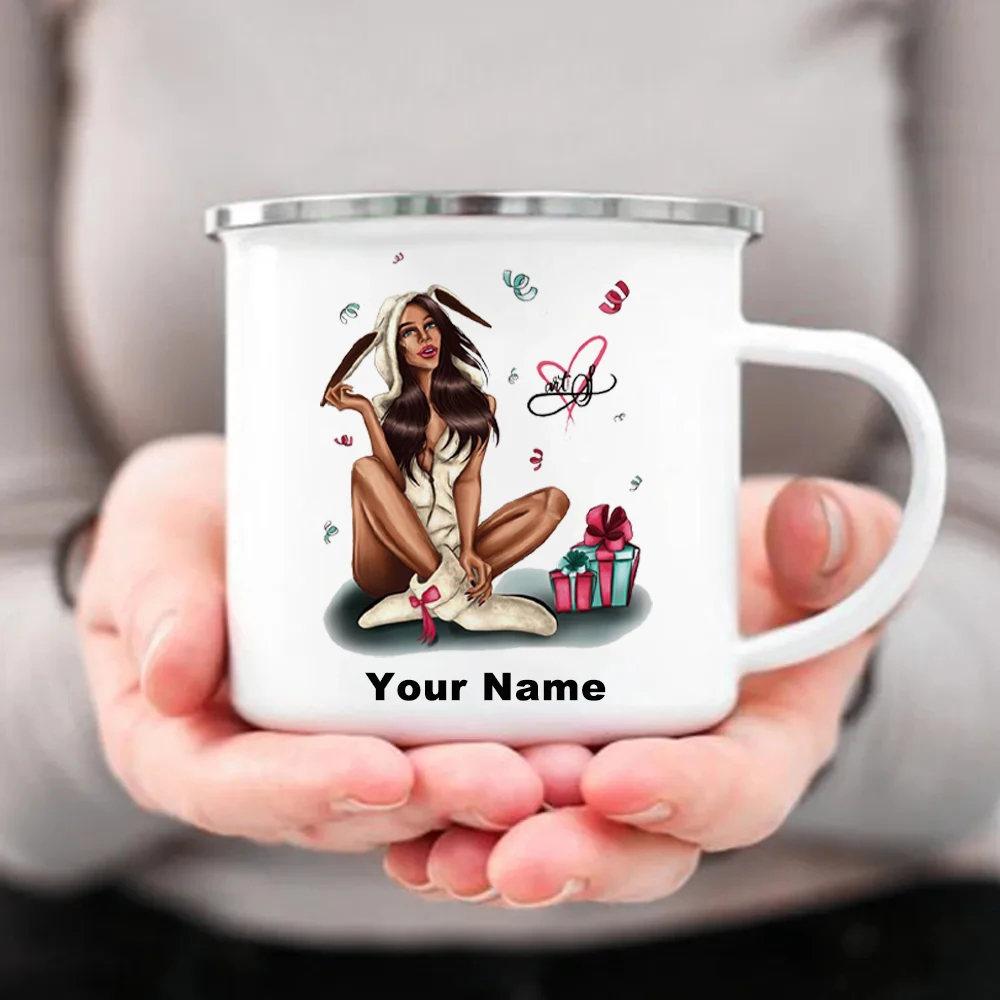Custom Enamel Mug with Your Na - Coffee Tea Name บทวิจารณ์และราคา