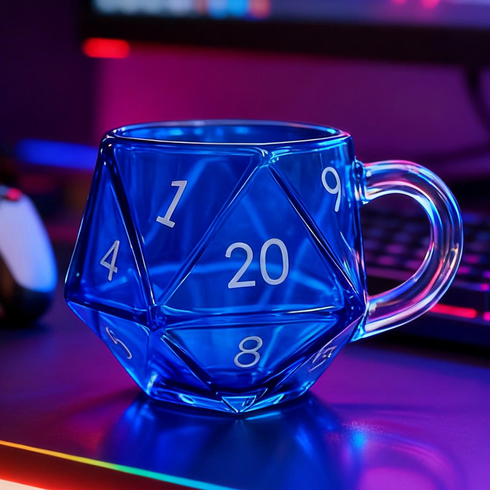 Tea Mug Polyhedral Dice Water  - Coffee Tea Game บทวิจารณ์และราคา