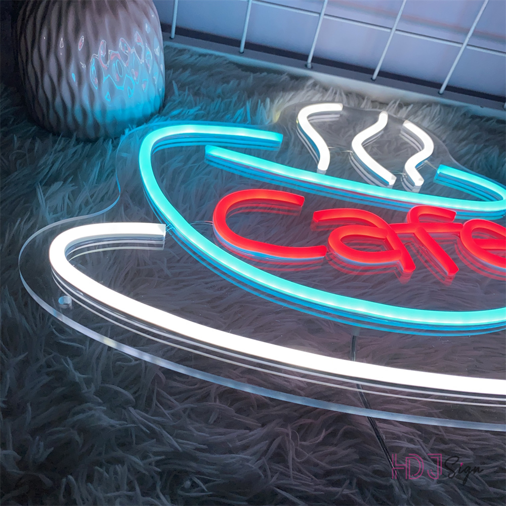 Coffee Neon Led Sign Cafe Pant - Coffee Tea Neon Sign บทวิจารณ์และราคา