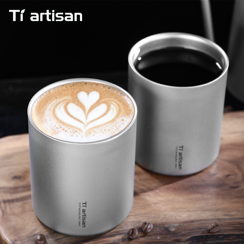 Tiartisan 380ml Titanium Handl - Coffee Tea Game บทวิจารณ์และราคา