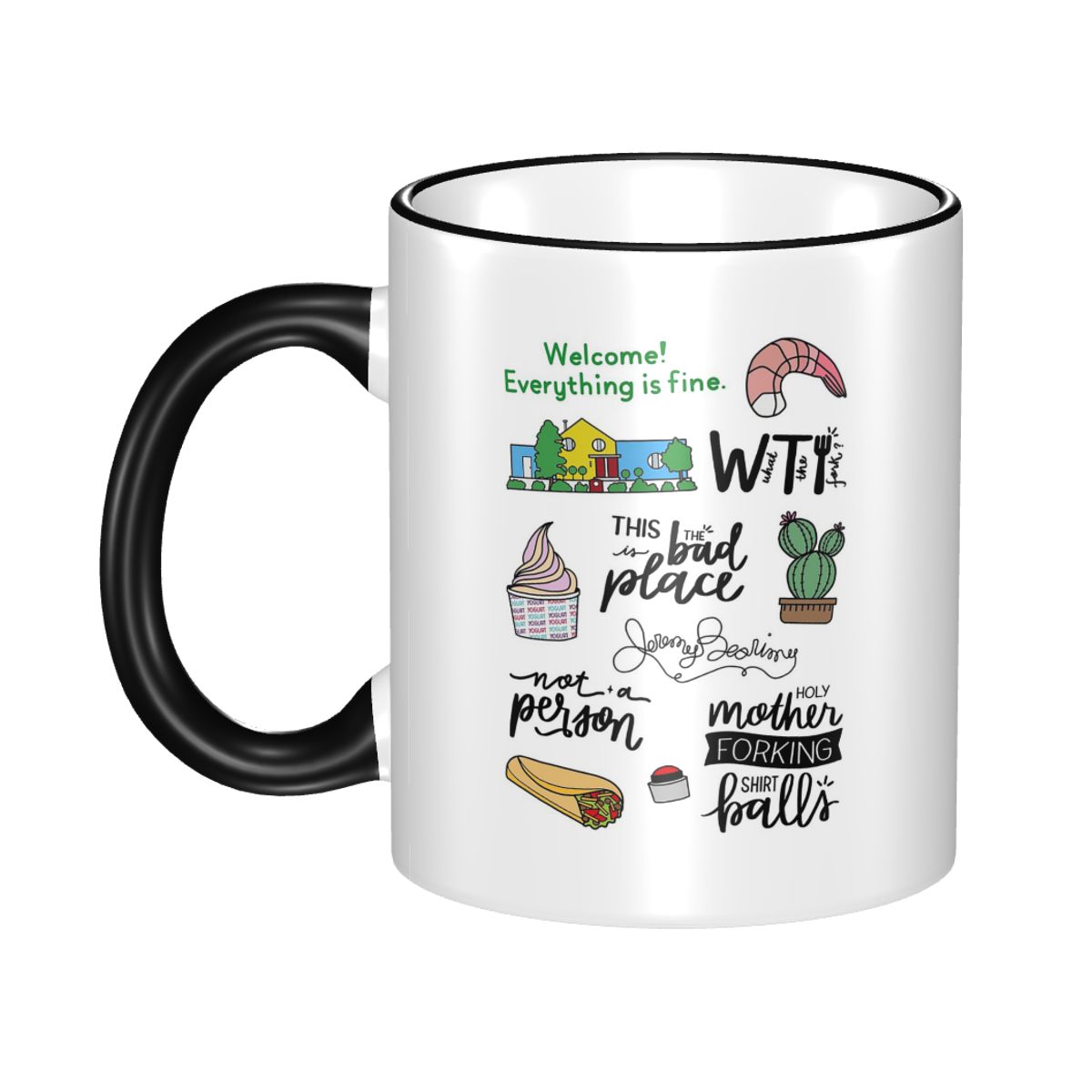 The Good Place TV Show Art Mug - Coffee Tea Place บทวิจารณ์และราคา