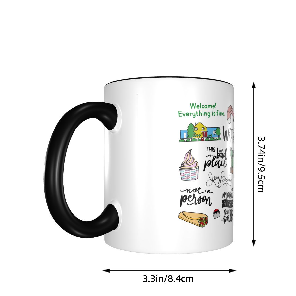 The Good Place TV Show Art Mug - Coffee Tea Place บทวิจารณ์และราคา