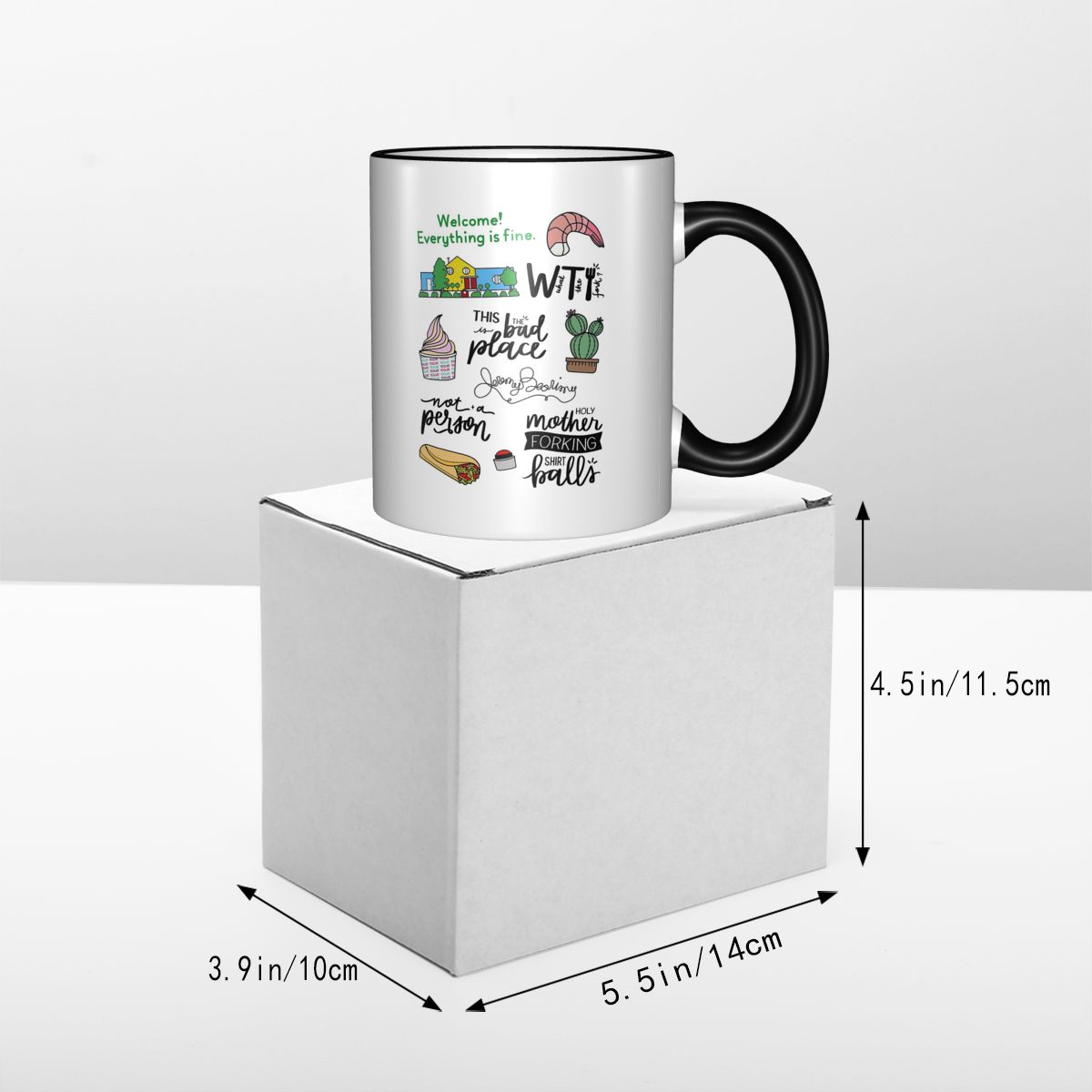 The Good Place TV Show Art Mug - Coffee Tea Place บทวิจารณ์และราคา