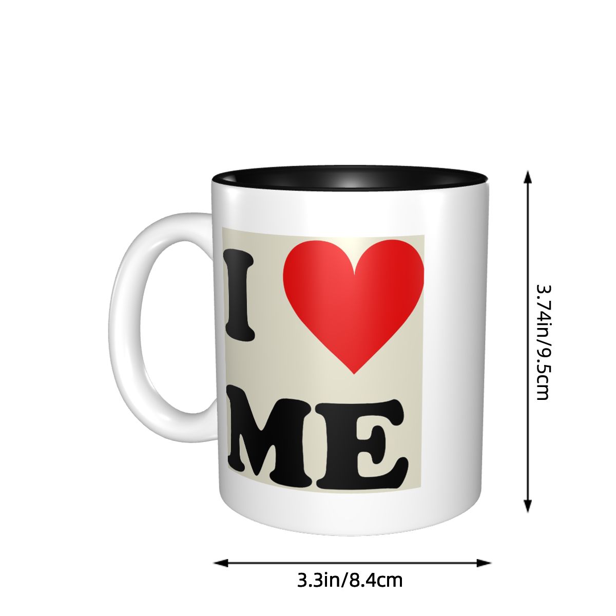I Love Me Heart Mug Funny Cera - Coffee Tea And Me บทวิจารณ์และราคา