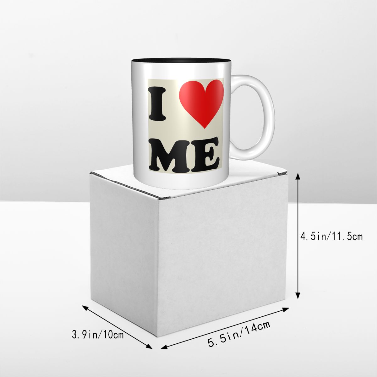 I Love Me Heart Mug Funny Cera - Coffee Tea And Me บทวิจารณ์และราคา
