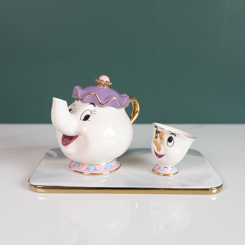 Hot Teapot Cartoon Beauty And  - Coffee And Tea Bar บทวิจารณ์และราคา