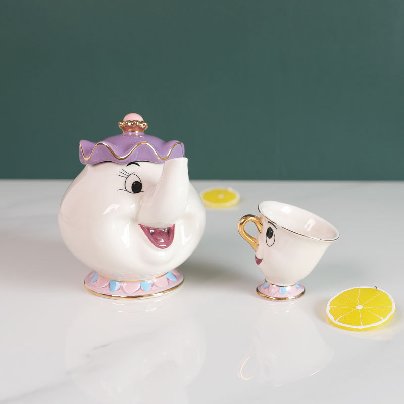 Hot Teapot Cartoon Beauty And  - Coffee And Tea Bar บทวิจารณ์และราคา