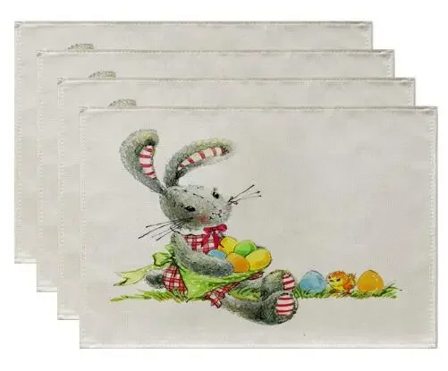 1PC Natural Jute Burlap Easter - Coffee Tea Place บทวิจารณ์และราคา
